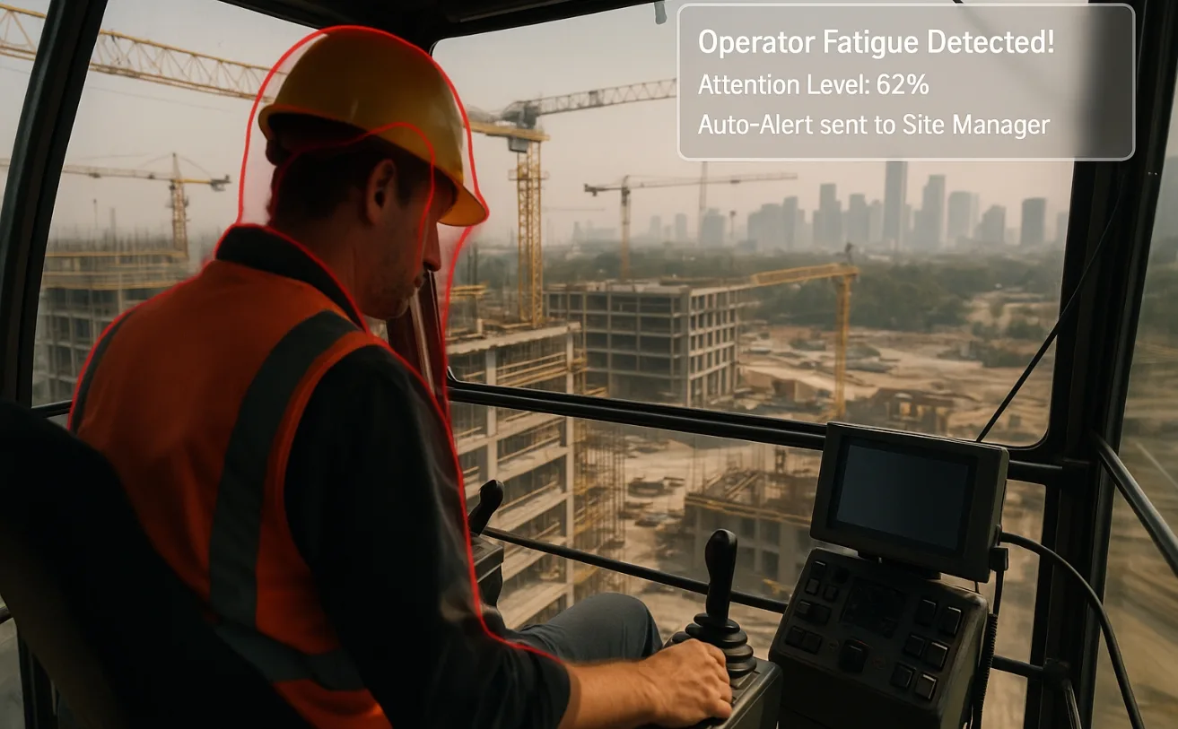 Tower Crane Operator Fatigue & Distraction Detection